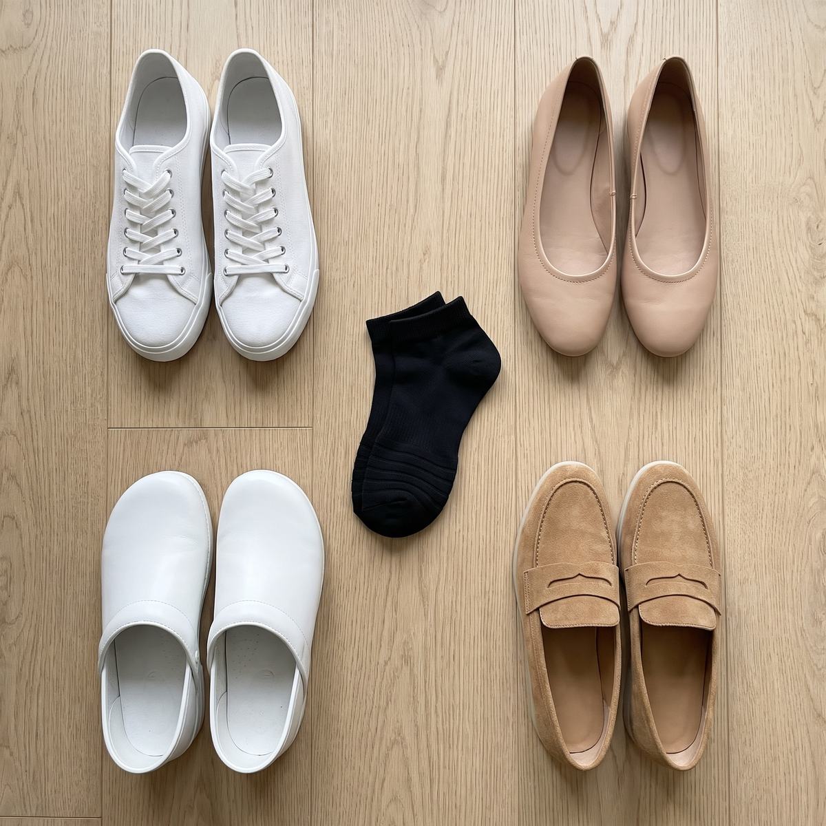 WORKS WITH THE SHOES