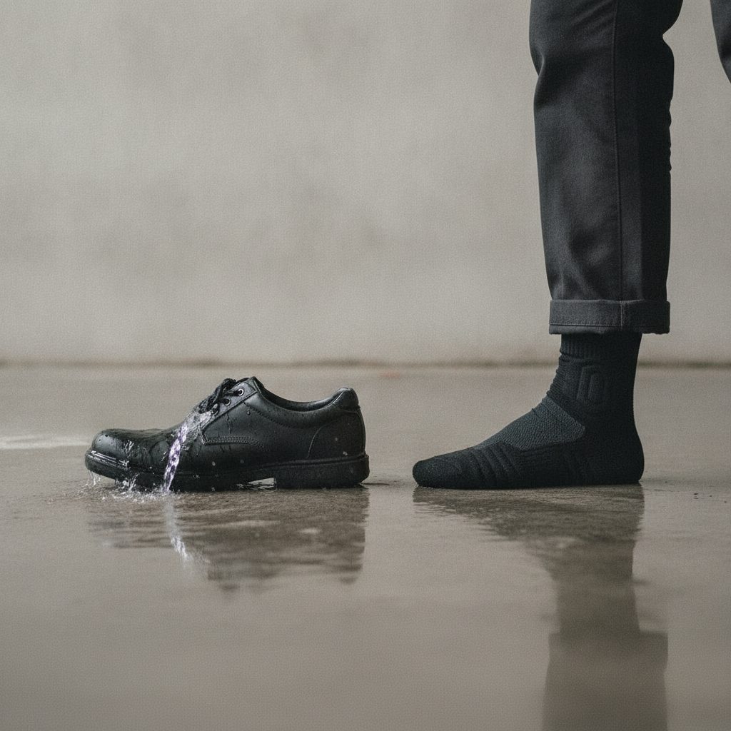 YOUR FEET ARE NOT WET